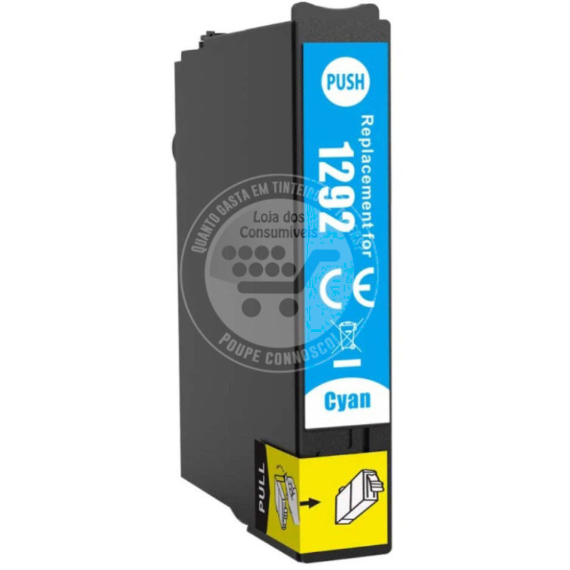Tinteiro Epson Compatível T1292 Azul