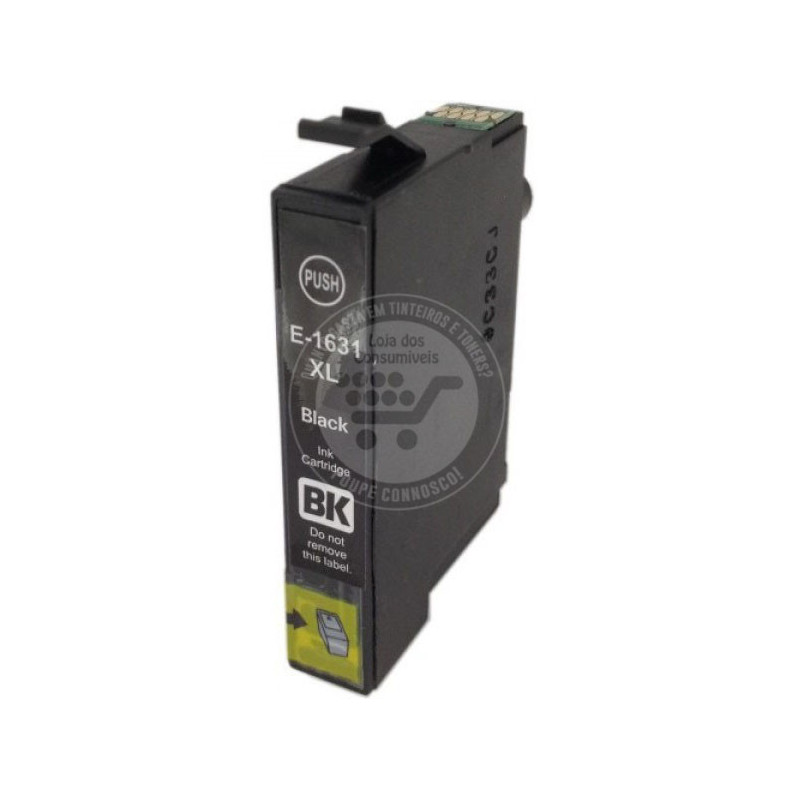 Tinteiro Epson Compatível T1631/T1621/T1681 (16XL) Preto
