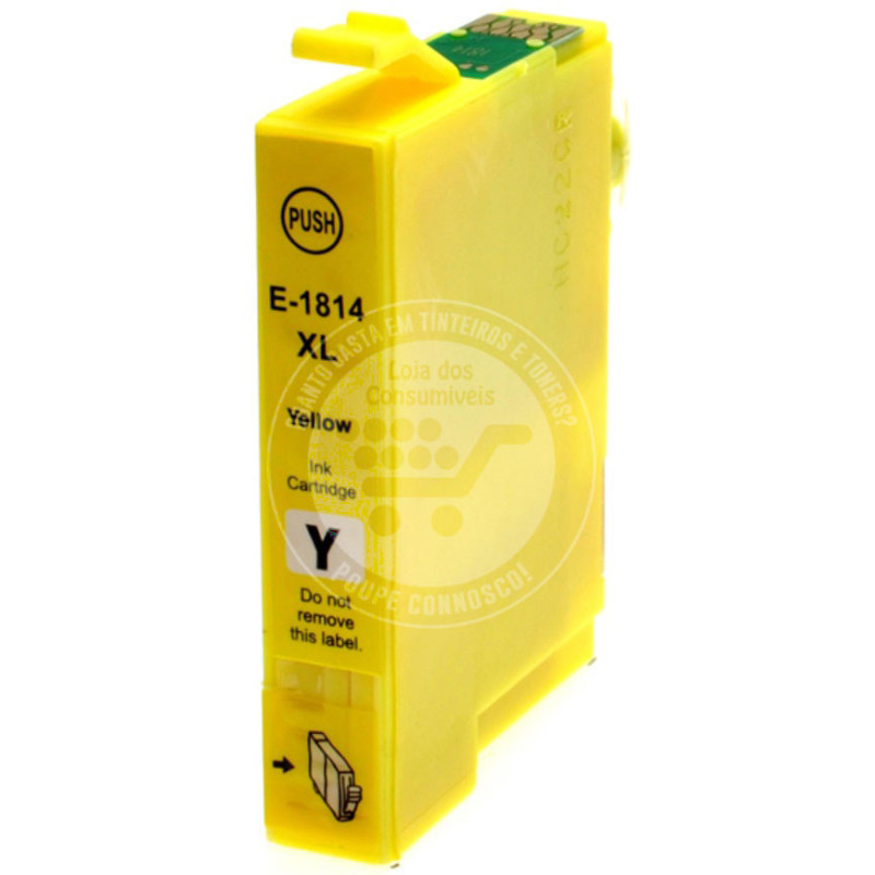 Tinteiro Epson Compatível T1814/T1804 (18XL) Amarelo