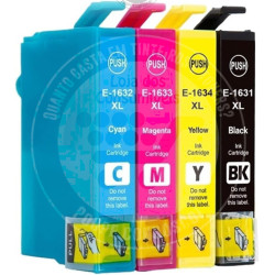 Conjunto 4 Tinteiros Epson Compatíveis 16XL - T1631/2/3/4 (T1636)