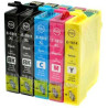 Conjunto 5 Tinteiros Epson Compatíveis 18XL