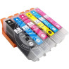 Conjunto 6 Tinteiros Epson Compatíveis T2431/2/3/4/5/6 (T2428) - 24XL