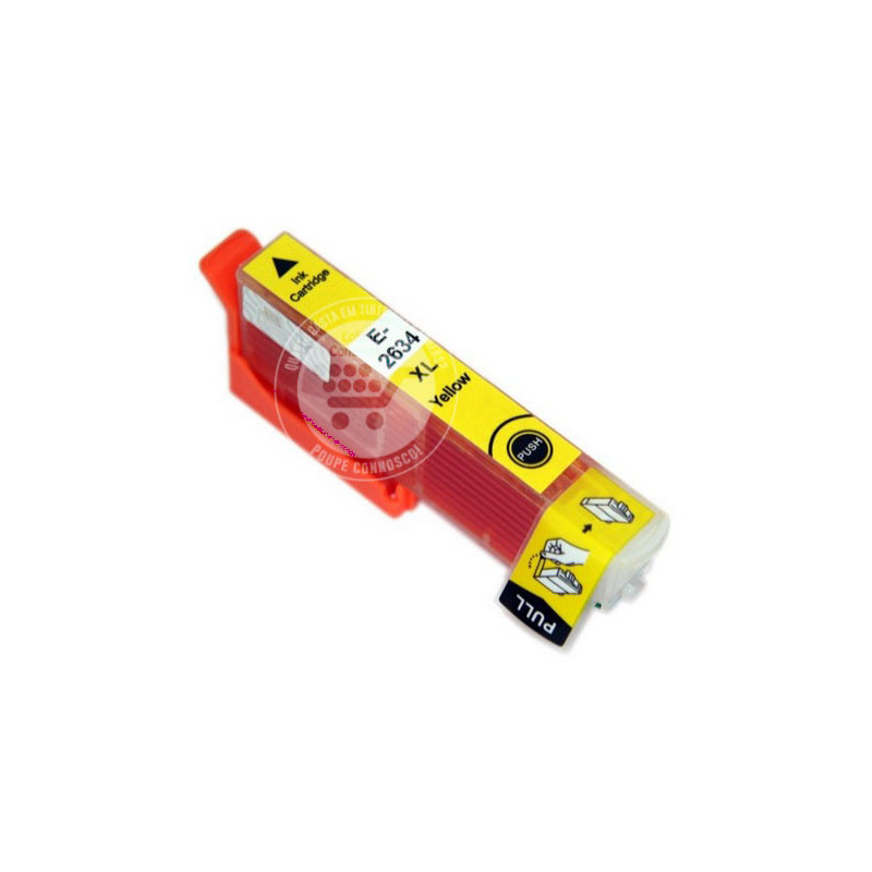 Tinteiro Epson Compatível T2634/T2614 (26XL) Amarelo