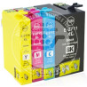 Conjunto 4 Tinteiros Epson Compatíveis T2711/2/3/4 (T2715) - 27XL
