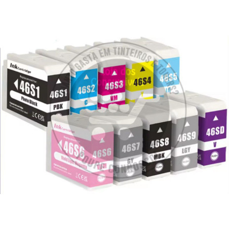 Conjunto 10 Tinteiros Epson Compativeis T46S