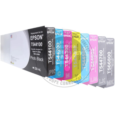 Conjunto 8 Tinteiros Epson Compativeis T544