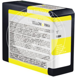 Tinteiro Epson Compatível T5804 Amarelo