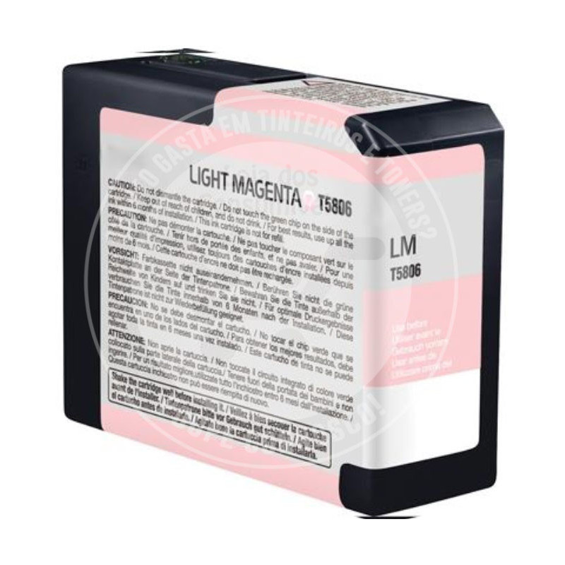 Tinteiro Epson Compatível T5806 Magenta Claro