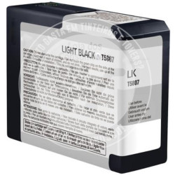 Tinteiro Epson Compatível T5807 Preto Claro