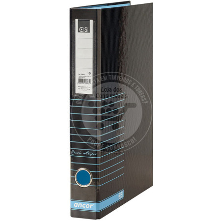 Pasta Arquivo ANCOR A4 L40 Riscas Azul - Un