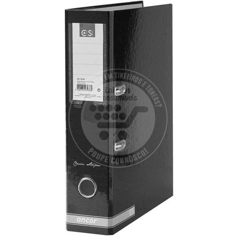 Pasta Arquivo ANCOR A4 L80 Lisa Cinza - Un