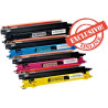 Conjunto 4 Toners Brother Compatíveis TN135/TN130 Preto + Cores