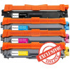 Conjunto 4 Toners Brother Compatíveis TN241/TN245 Preto + Cores