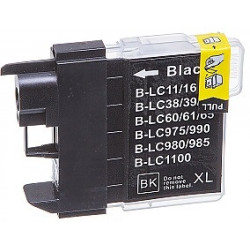 Tinteiro Brother Compatível LC980XL/LC1100XL/LC985XL Preto