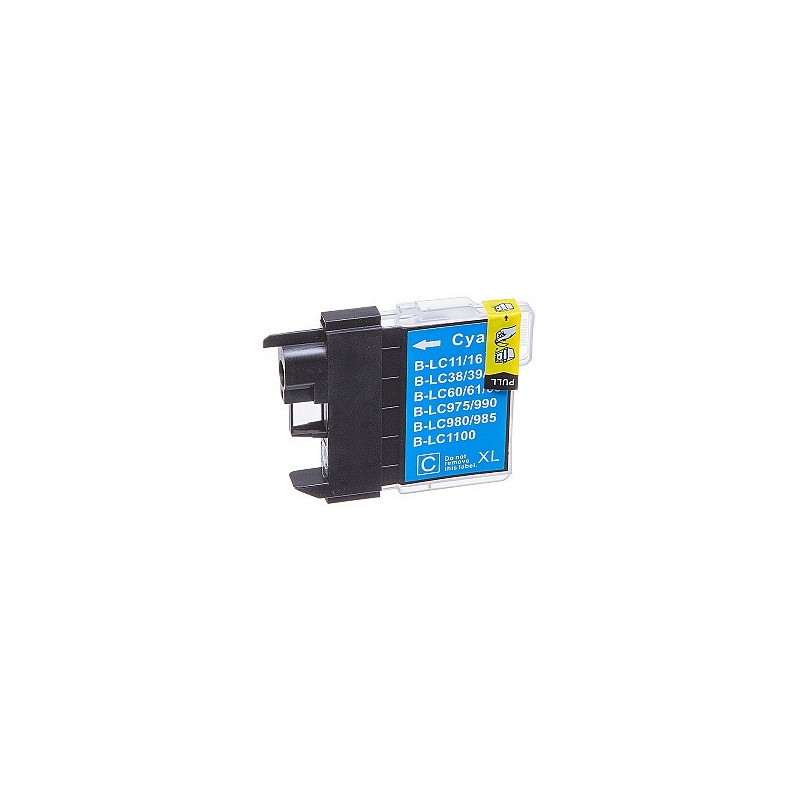 Tinteiro Brother Compatível LC980XL/LC1100XL/LC985XL Azul