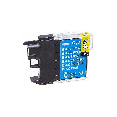 Tinteiro Brother Compatível LC980XL/LC1100XL/LC985XL Azul