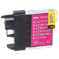 Tinteiro Brother Compatível LC980XL/LC1100XL/LC985XL Magenta