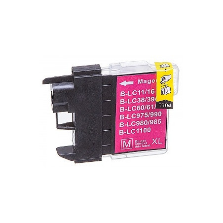 Tinteiro Brother Compatível LC980XL/LC1100XL/LC985XL Magenta