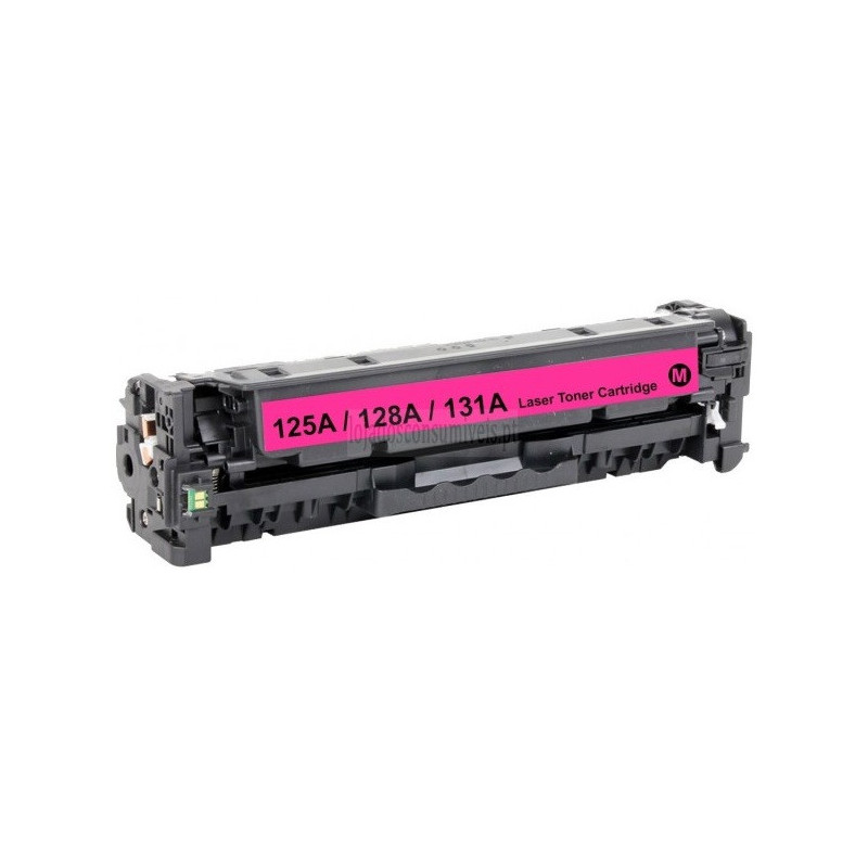 Toner HP Compatível Nº125A/128A/131A (CB543A/CE323A/CF213A) Magenta