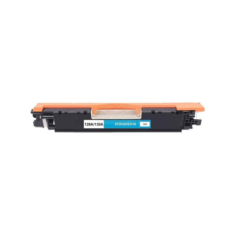 Toner HP Compativel Nº126A/130A (CE311A/CF351A) Azul