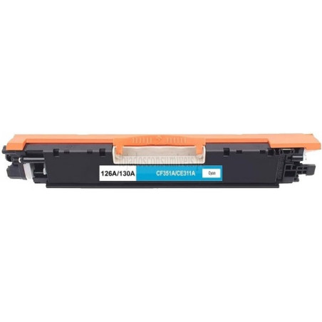 Toner HP Compativel Nº126A/130A (CE311A/CF351A) Azul