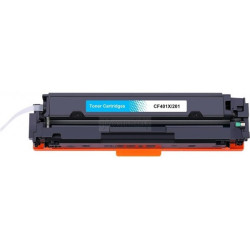 Toner HP Compatível Nº201X/201A (CF401X/CF401A) Azul (Alta Capacidade)