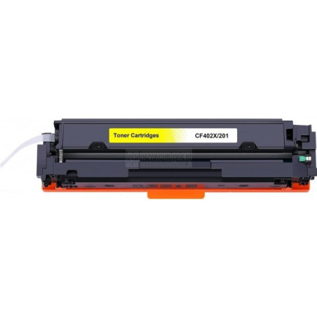 Toner HP Compatível Nº201X/201A/203X/203A (CF402X/CF402A/CF542X/CF542A) Amarelo