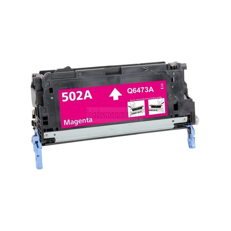 Toner HP Compatível Nº502A (Q6473A) Magenta
