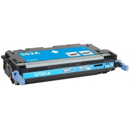Toner HP Compatível Nº503A (Q7581A) Azul