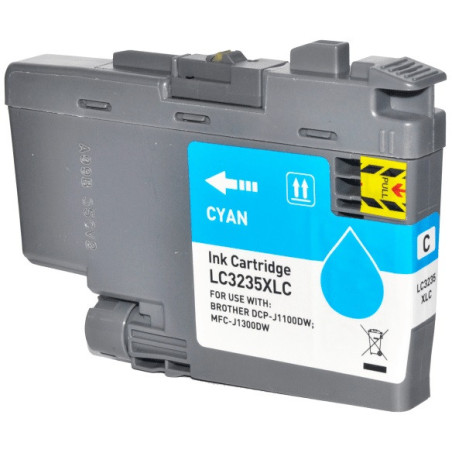 Tinteiro Brother Compatível LC3235XL/LC3233 Azul