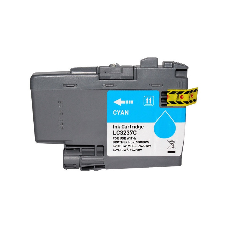 Tinteiro Brother Compatível LC3237 Azul