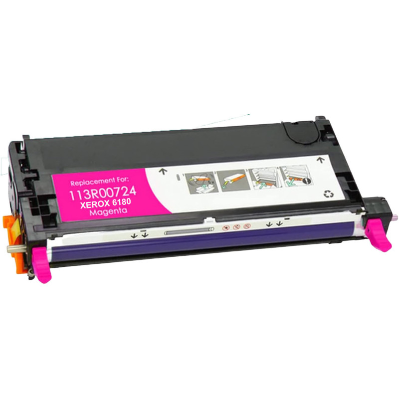 Toner Xerox Compatível Phaser 6180 Magenta
