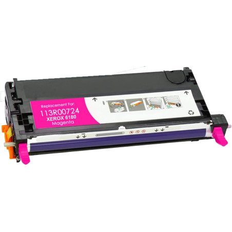 Toner Xerox Compatível Phaser 6180 Magenta