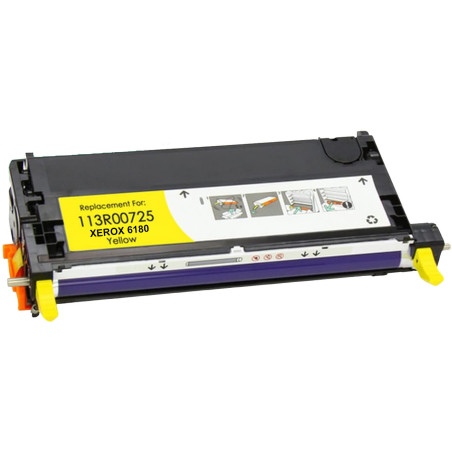 Toner Xerox Compatível Phaser 6180 Amarelo
